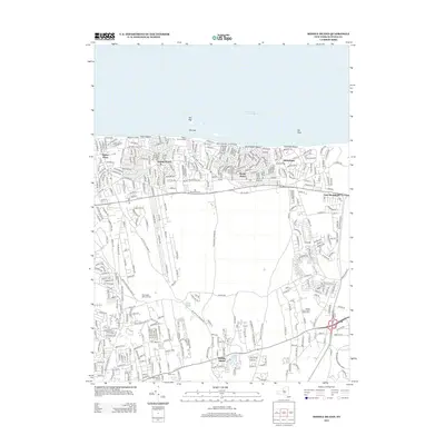 2013 Map of Middle Island, 2013 Print
