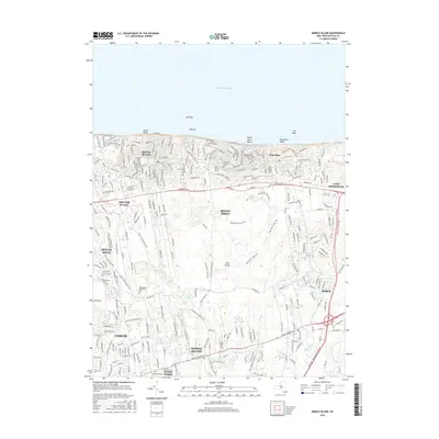 2016 Map of Middle Island, 2016 Print