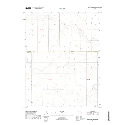 2018 Map of Middle Ladder Creek West, 2018 Print
