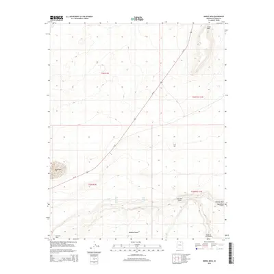 2014 Map of Middle Mesa, 2014 Print