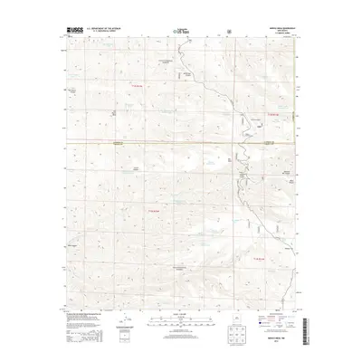 2013 Map of Middle Mesa, 2013 Print