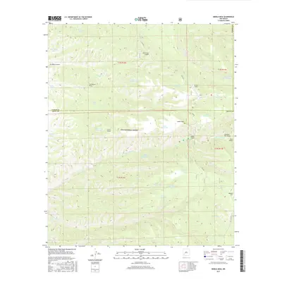 2017 Map of Middle Mesa, 2017 Print