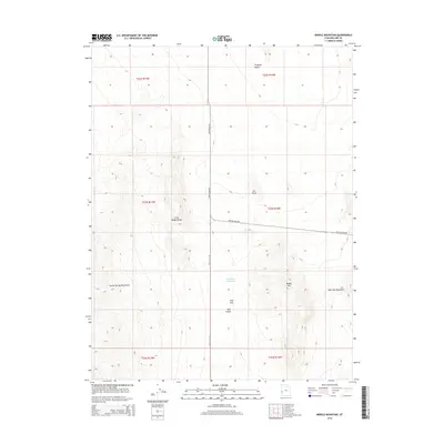 2014 Map of Middle Mountain, 2014 Print