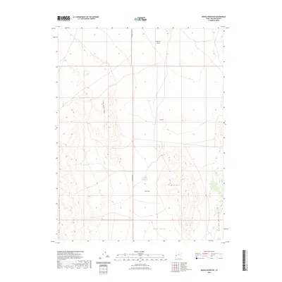 2023 Map of Middle Mountain, 2023 Print