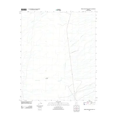 2011 Map of Middle Mountains North, 2011 Print