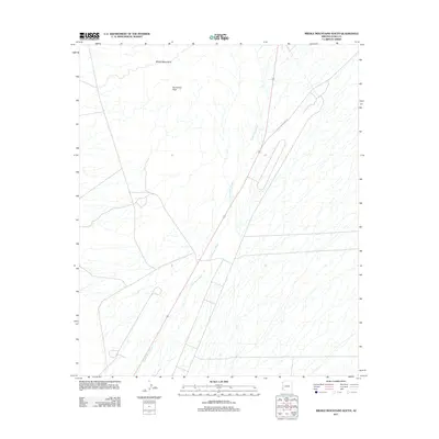 2011 Map of Middle Mountains South, 2011 Print
