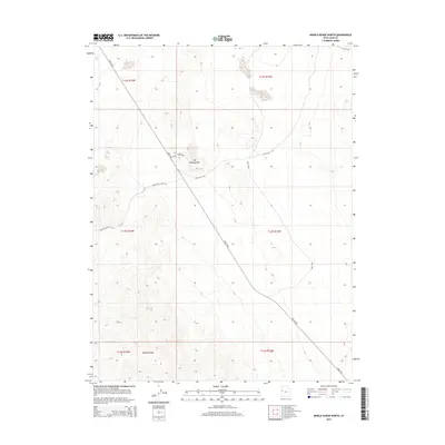 2014 Map of Middle Range North, 2014 Print