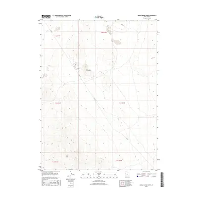 2017 Map of Middle Range North, 2017 Print