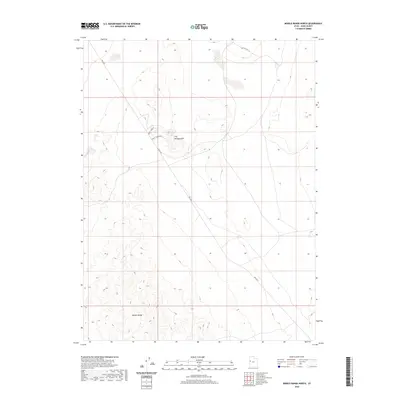 2020 Map of Middle Range North, 2020 Print