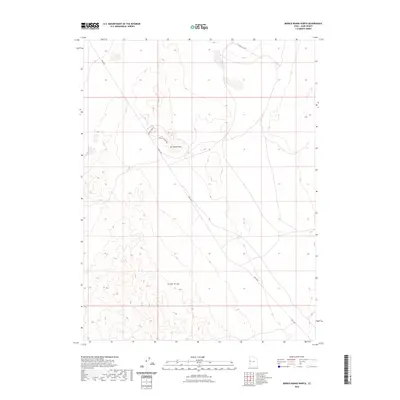 2023 Map of Middle Range North, 2023 Print
