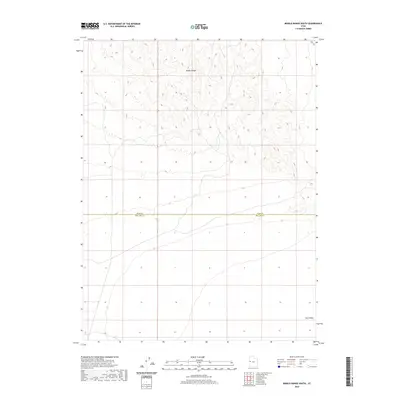 2020 Map of Middle Range South, 2020 Print