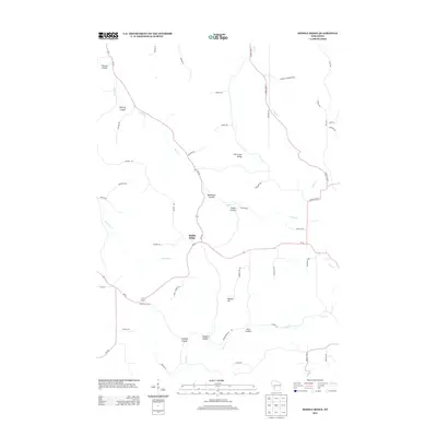 2013 Map of Middle Ridge, 2013 Print