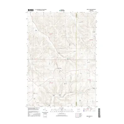 2016 Map of Middle Ridge, 2016 Print