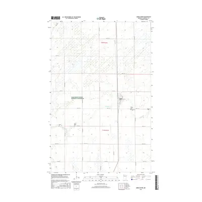 2016 Map of Middle River, 2016 Print