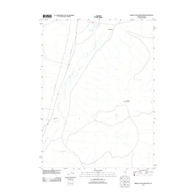2012 Map of Middle Stack Mountain, 2012 Print