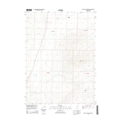 2015 Map of Middle Stack Mountain, 2015 Print