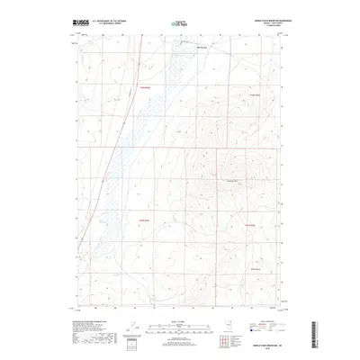 2018 Map of Middle Stack Mountain, 2018 Print