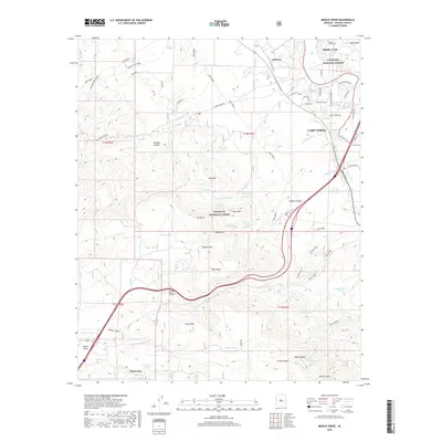2018 Map of Middle Verde, 2018 Print