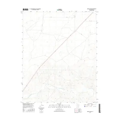 2016 Map of Middle Water, 2016 Print