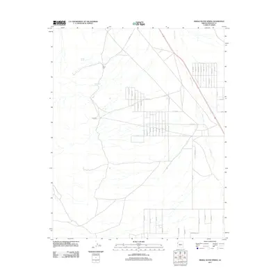 2011 Map of Middle Water Spring, 2011 Print
