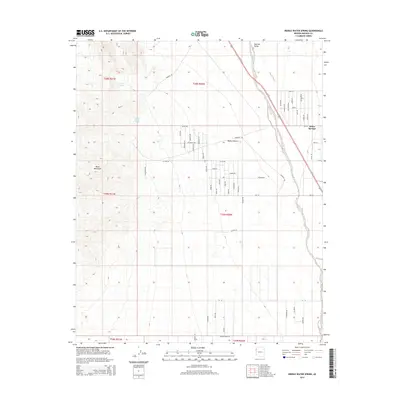 2014 Map of Middle Water Spring, 2014 Print