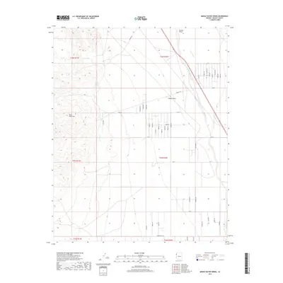 2018 Map of Middle Water Spring, 2018 Print