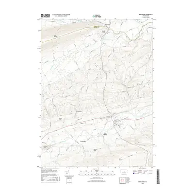 2016 Map of Middleburg, 2016 Print