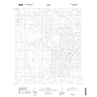 2021 Map of Middleburg SW, 2021 Print