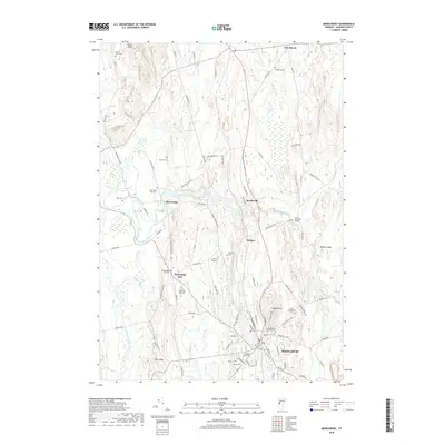 2018 Map of Middlebury, 2018 Print