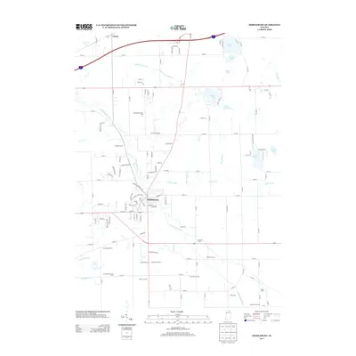 2013 Map of Middlebury, 2013 Print
