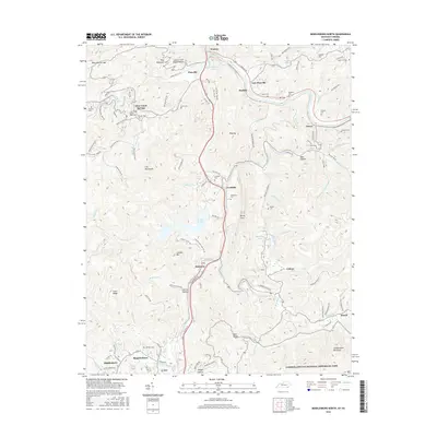 2016 Map of Middlesboro North, 2016 Print