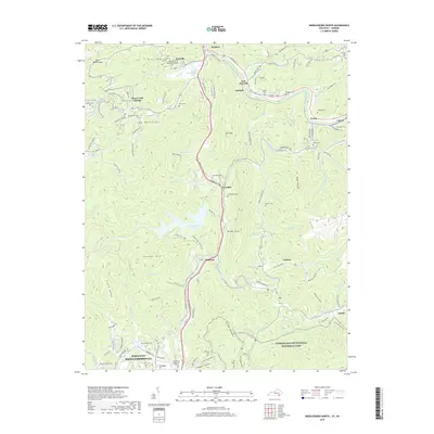 2019 Map of Middlesboro North, 2019 Print