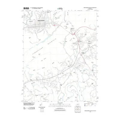 2010 Map of Middlesboro South, 2010 Print