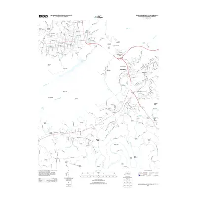 2013 Map of Middlesboro South, 2013 Print