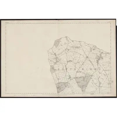 1866 Map of Middlesex I, 1868 Print