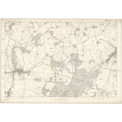 1866 Map of Middlesex III, 1880 Print