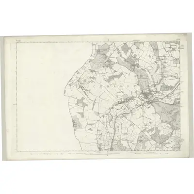 1864 Map of Middlesex IV, 1868 Print