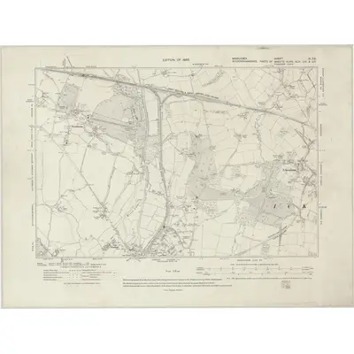 1920 Map of Middlesex IX.SE