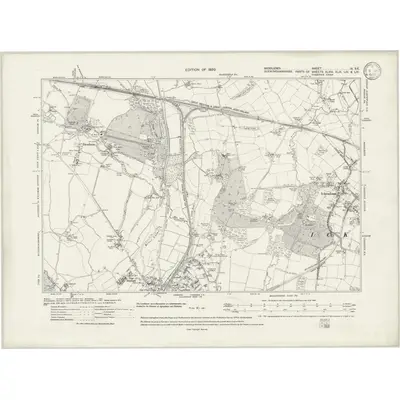 1920 Map of Middlesex IX.SE