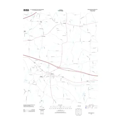 2013 Map of Middlesex, 2013 Print