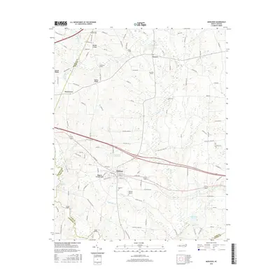 2016 Map of Middlesex, 2016 Print