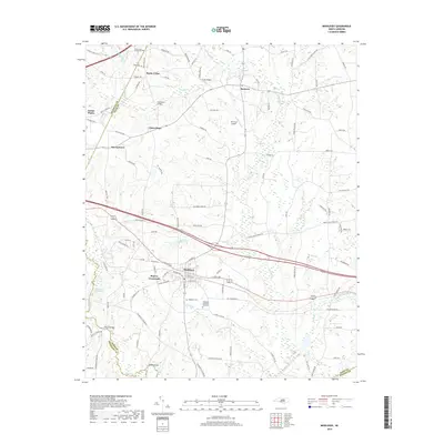 2019 Map of Middlesex, 2019 Print