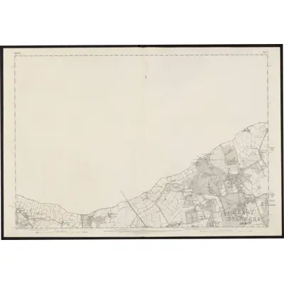 1864 Map of Middlesex V, 1868 Print