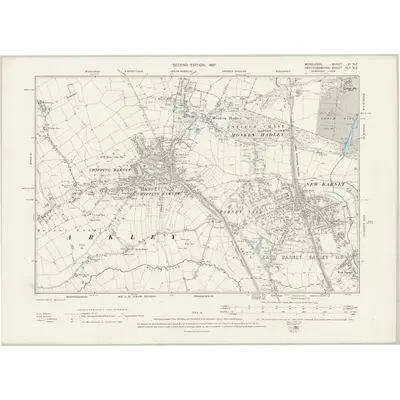 1895 Map of Middlesex VI.NE, 1897 Print