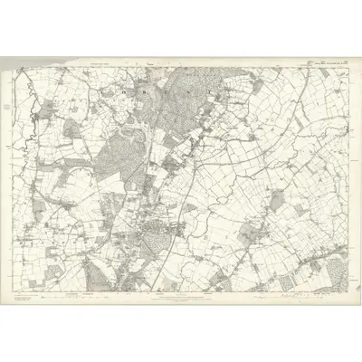 1866 Map of Middlesex VIII, 1868 Print