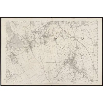 1864 Map of Middlesex X, 1868 Print