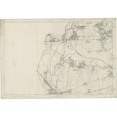 1865 Map of Middlesex XIX, 1868 Print