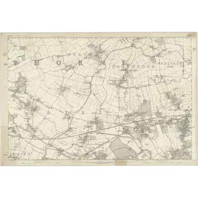 1864 Map of Middlesex XV, 1868 Print