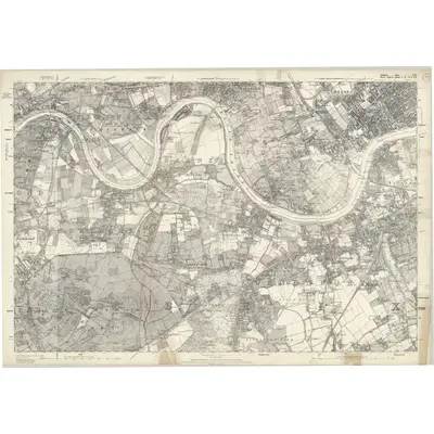 1865 Map of Middlesex XXI, 1873 Print
