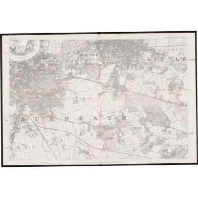 1867 Map of Middlesex XXIII, 1873 Print